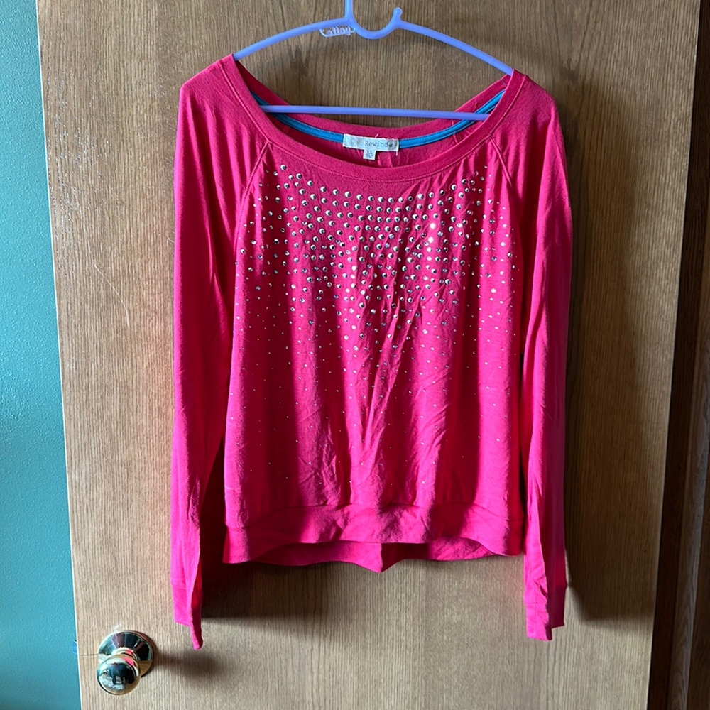 Rewind Pink Top